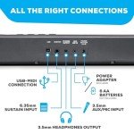 Alesis 88-Key Piano Keyboard with Built-In Sounds