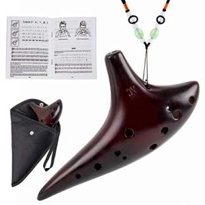 AKLOT 12-Hole Alto C Ocarina with Bag & Booklet
