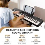 Alesis Melody 61 Keyboard Piano Bundle for Beginners
