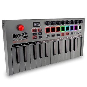 RockJam 25-Key Bluetooth MIDI Keyboard Piano