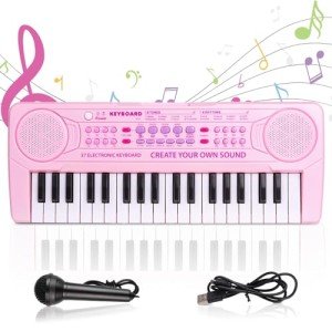 Zimoon 37-Key Kids Piano Keyboard - Portable Fun