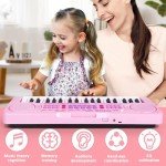 Zimoon 37-Key Kids Piano Keyboard - Portable Fun