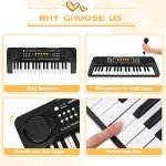 Portable 37-Key Keyboard Piano for Kids