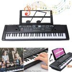 Portable 61-Key Electric Keyboard Piano for Kids