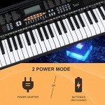 61-Key Portable Piano Keyboard with Teaching Modes