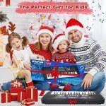 37-Key Kids Piano with Microphone - Portable Fun!