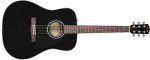 Fender CD-60 Dreadnought Acoustic Guitar - Black