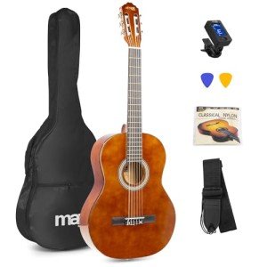 Max SoloArt Acoustic Guitar Starter Kit for Beginners