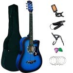 38" Classic Acoustic Guitar Full Package - Royal Blue