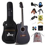 Winzz Full Size Acoustic Guitar Kit for Beginners