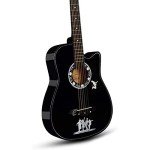 38" Classic 6-String Acoustic Guitar Bundle (Black)