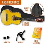 3rd Avenue XF Full Size Classical Guitar Pack
