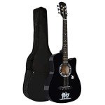 38" Classic 6-String Acoustic Guitar Bundle (Black)