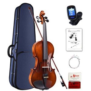 Aileen 4/4 Beginner Violin with Tuner and Manual