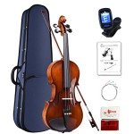 Aileen 4/4 Beginner Violin with Tuner and Manual