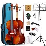 Aileen 4/4 Solid Wood Violin Starter Kit