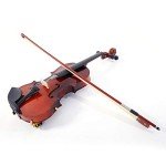 Bonnlo Full-Size Acoustic Violin with Case & Bow