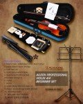 Aileen 4/4 Solid Wood Violin Starter Kit