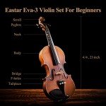 Eastar EVA-3 4/4 Violin with Fingerplate Inlay
