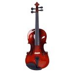 Bonnlo Full-Size Acoustic Violin with Case & Bow