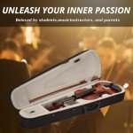 LALAHO Full Size Beginner Violin Set