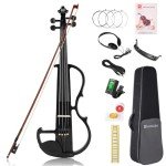 Vangoa Full-Size Electric Silent Violin Set