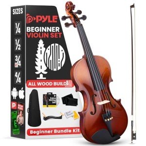 Pyle 3/4 Size Beginner Violin Starter Kit