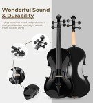 Vangoa Full Size Acoustic Violin Beginner Set