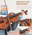 Vangoa Full Size Acoustic Violin Beginner Set