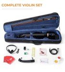 Vangoa Full-Size Electric Silent Violin Set