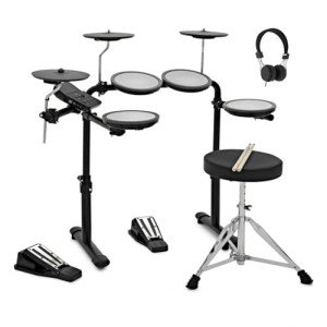 VISIONDRUM Compact Mesh Electronic Drum Set Bundle