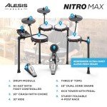 Alesis Nitro Max Electric Drum Kit with Bluetooth
