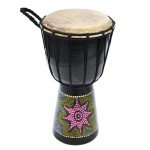 Colorful 6 Inch West African Djembe Drum
