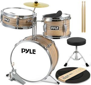 Kids Acoustic Drum Kit for Ages 3-12