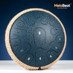 MeloBeat 13" Steel Tongue Drum with Accessories