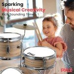 Kids Acoustic Drum Kit for Ages 3-12