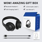 KVIDIO Wireless Over-Ear Headphones with Mic