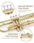 Eastar Bb Trumpet Set for Beginners with Accessories