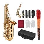 KOCAN Eb Alto Saxophone with Accessories and Straps