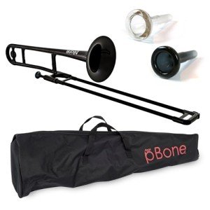 pBone Plastic Trombone with Mouthpiece and Bag