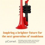 Plastic Cornet with Carry Bag - Bb Student Red