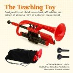 Plastic Cornet with Carry Bag - Bb Student Red