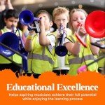 Plastic Cornet with Carry Bag - Bb Student Red