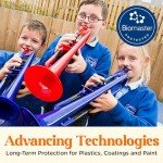 Plastic Cornet with Carry Bag - Bb Student Red
