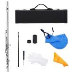 Andoer Concert Flute with Case and Accessories