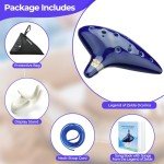 Ohuhu Zelda Ocarina with Song Book & Stand
