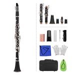 17-Key Bb Flat Soprano Clarinet with Accessories