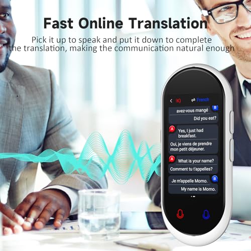 Portable Two-Way Language Translator Device - 137 Languages
