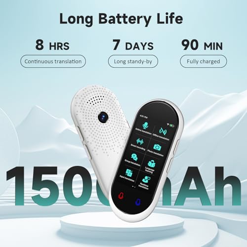 Portable Two-Way Language Translator Device - 137 Languages