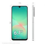 Samsung Galaxy A26 5G Smartphone, 8GB/256GB, White